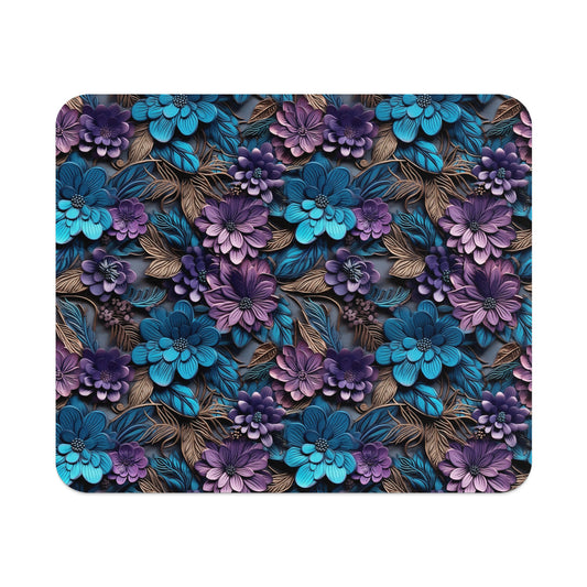 Vibrant Floral Design Patterned Mousepad Product