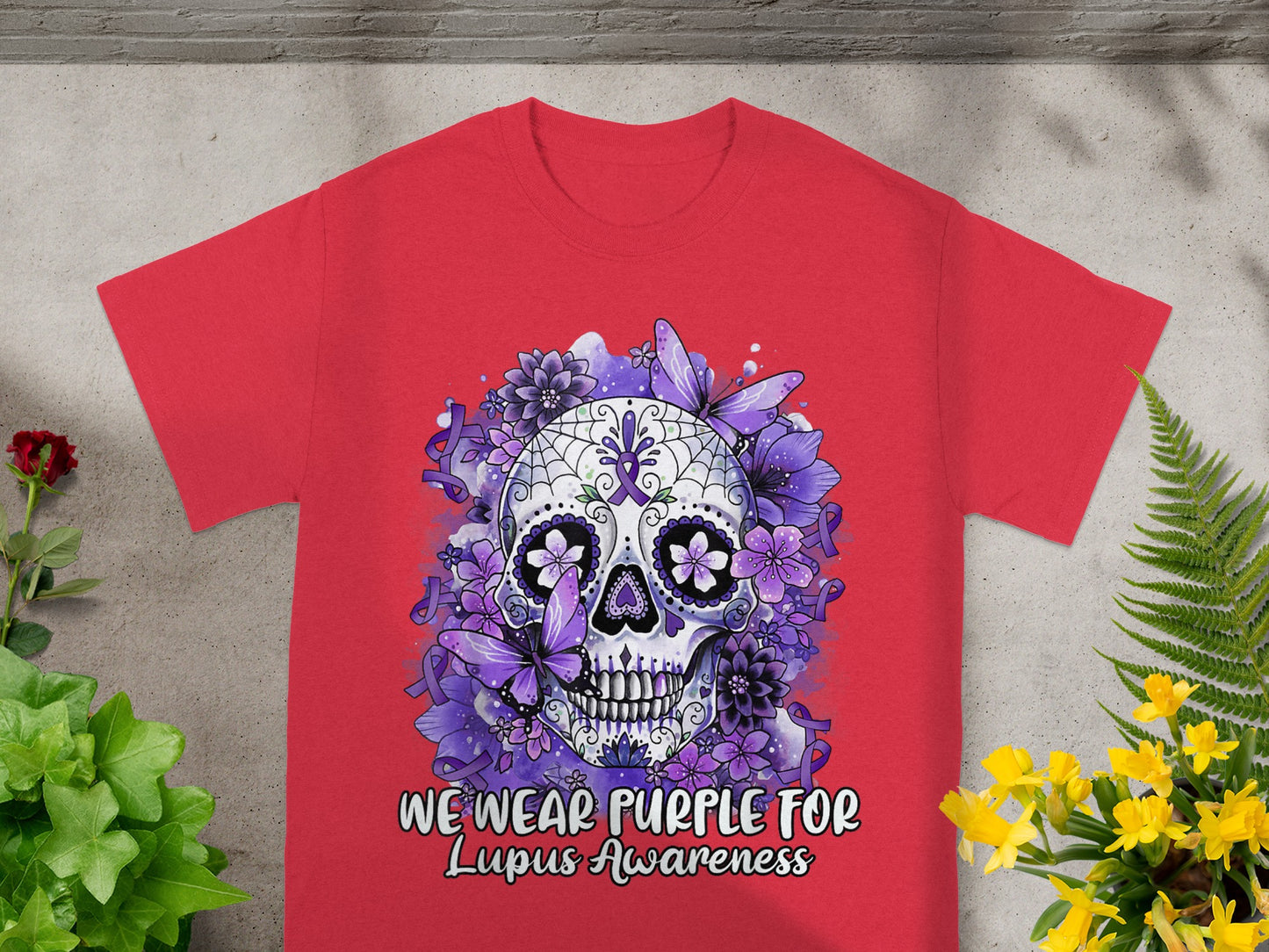We Wear Purple for Lupus Awareness T-Shirt