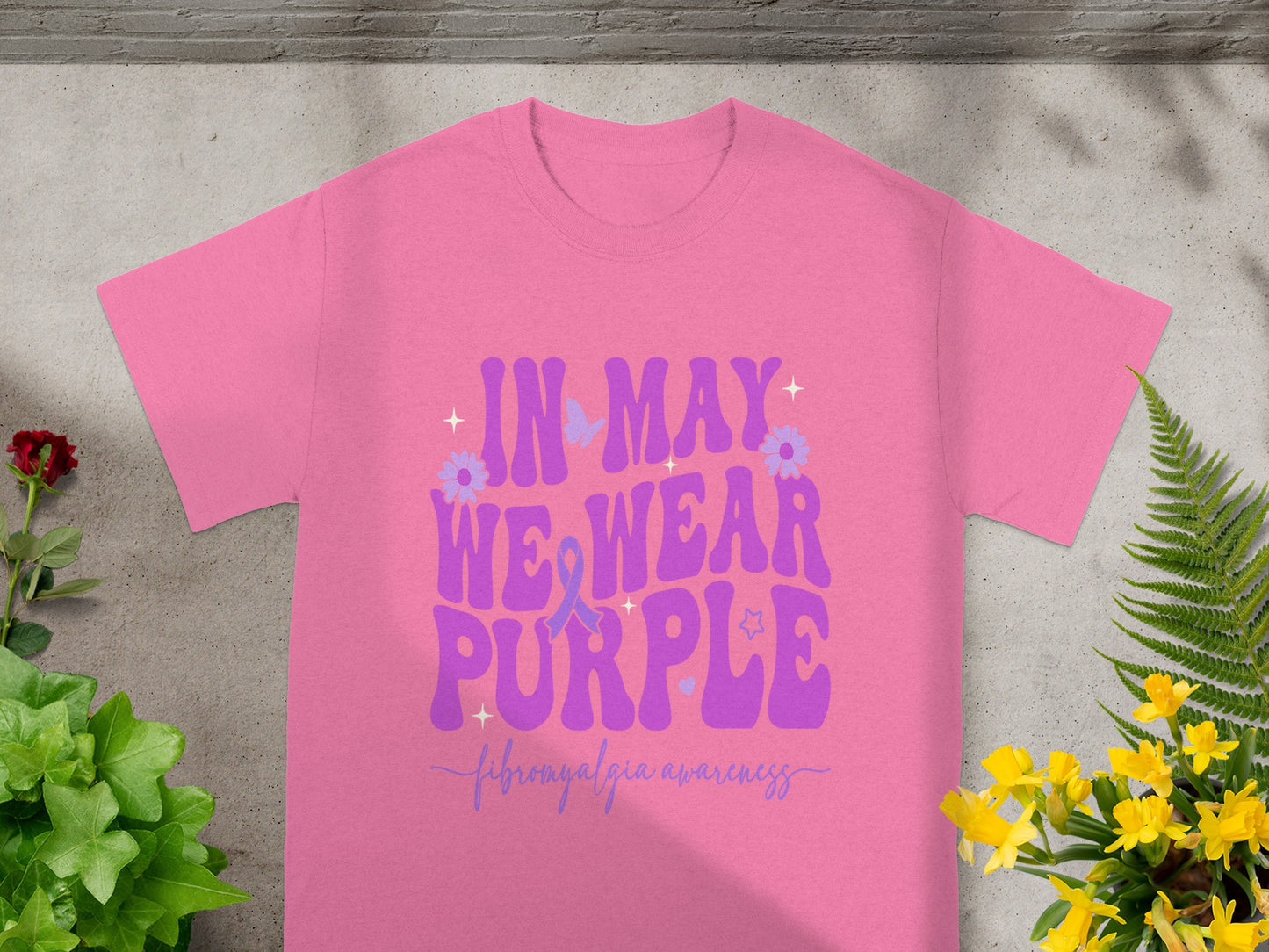 In May We Wear Purple Fibromyalgia Awareness Shirt