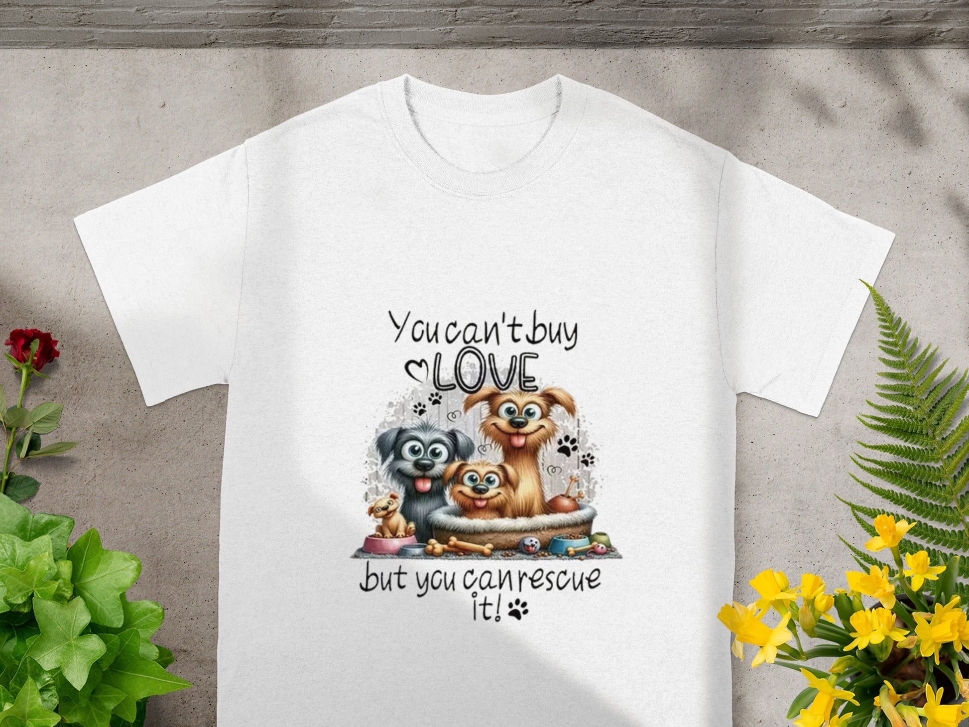 You Can't Buy Love But You Can Rescue It T-shirt