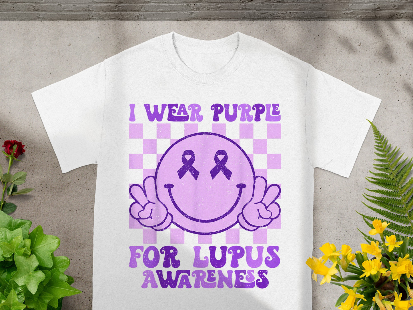 I Wear Purple For Lupus Awareness T-Shirt