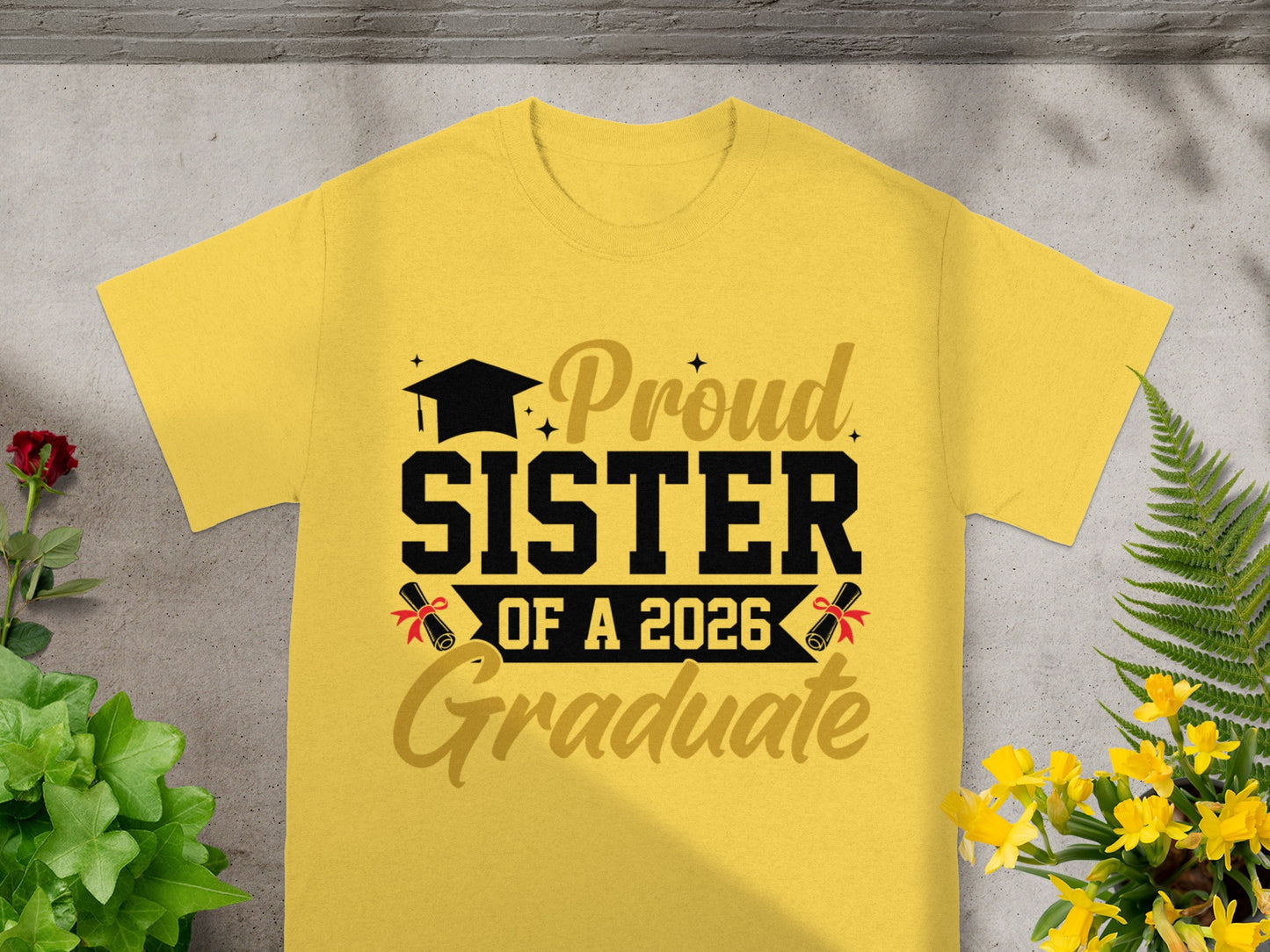 Proud Sister Of A 2026 Graduate Shirt Gift Tee