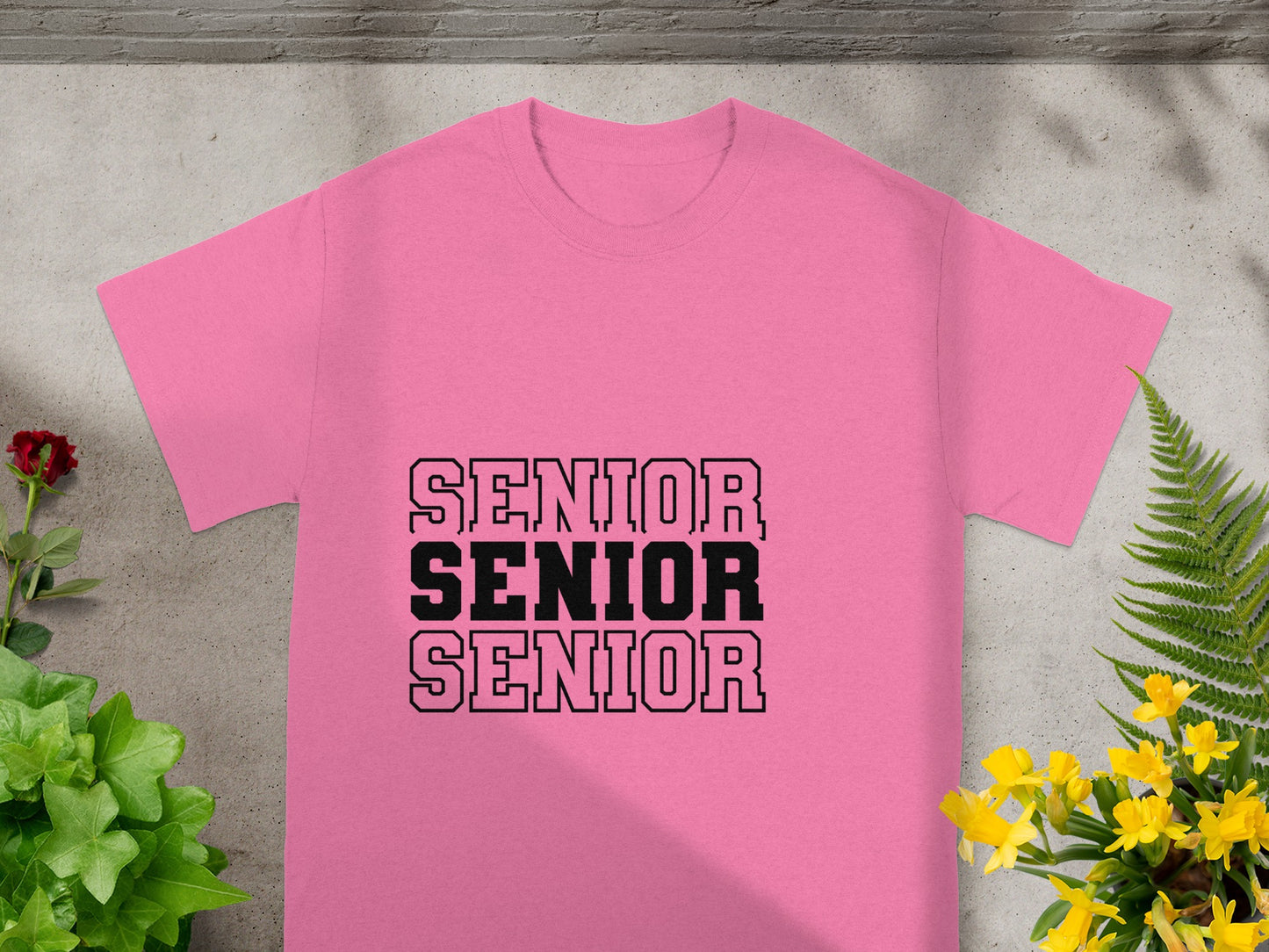 Senior Senior Senior Graphic Tee for Celebrating Graduates