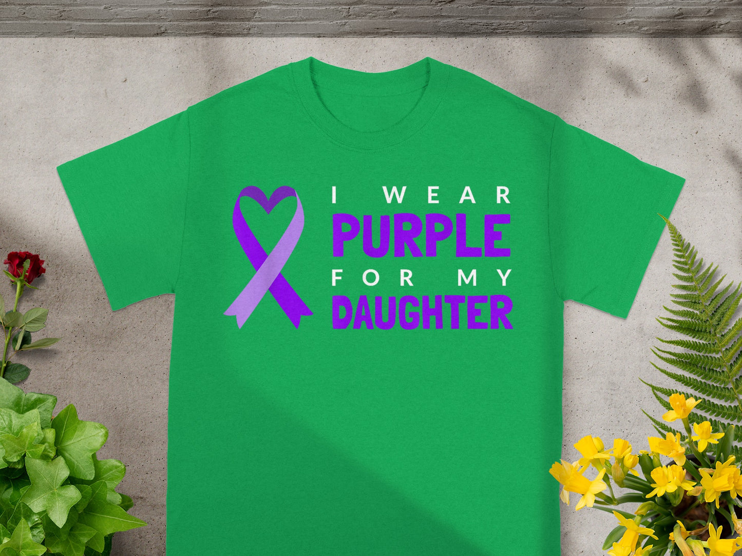 I Wear Purple for My Daughter T-Shirt