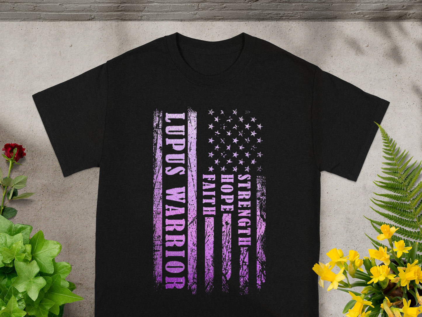 Lupus Warrior Strength Hope Faith Inspirational Shirt