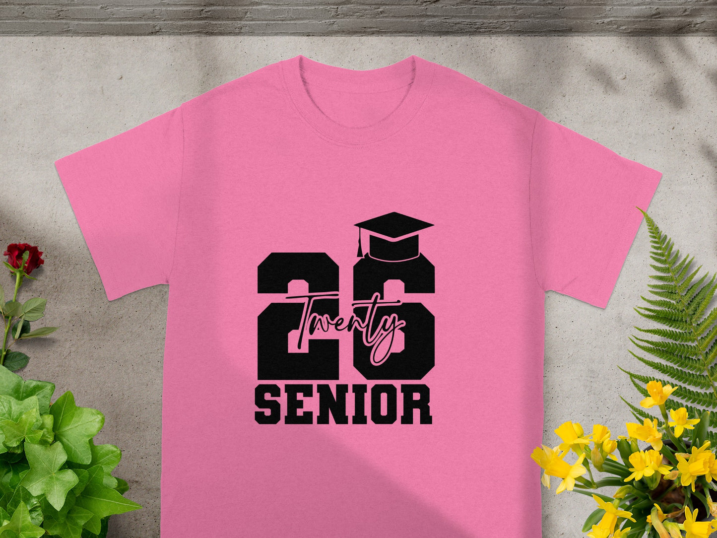 2026 Senior Graduation Shirt with Cap Design Product