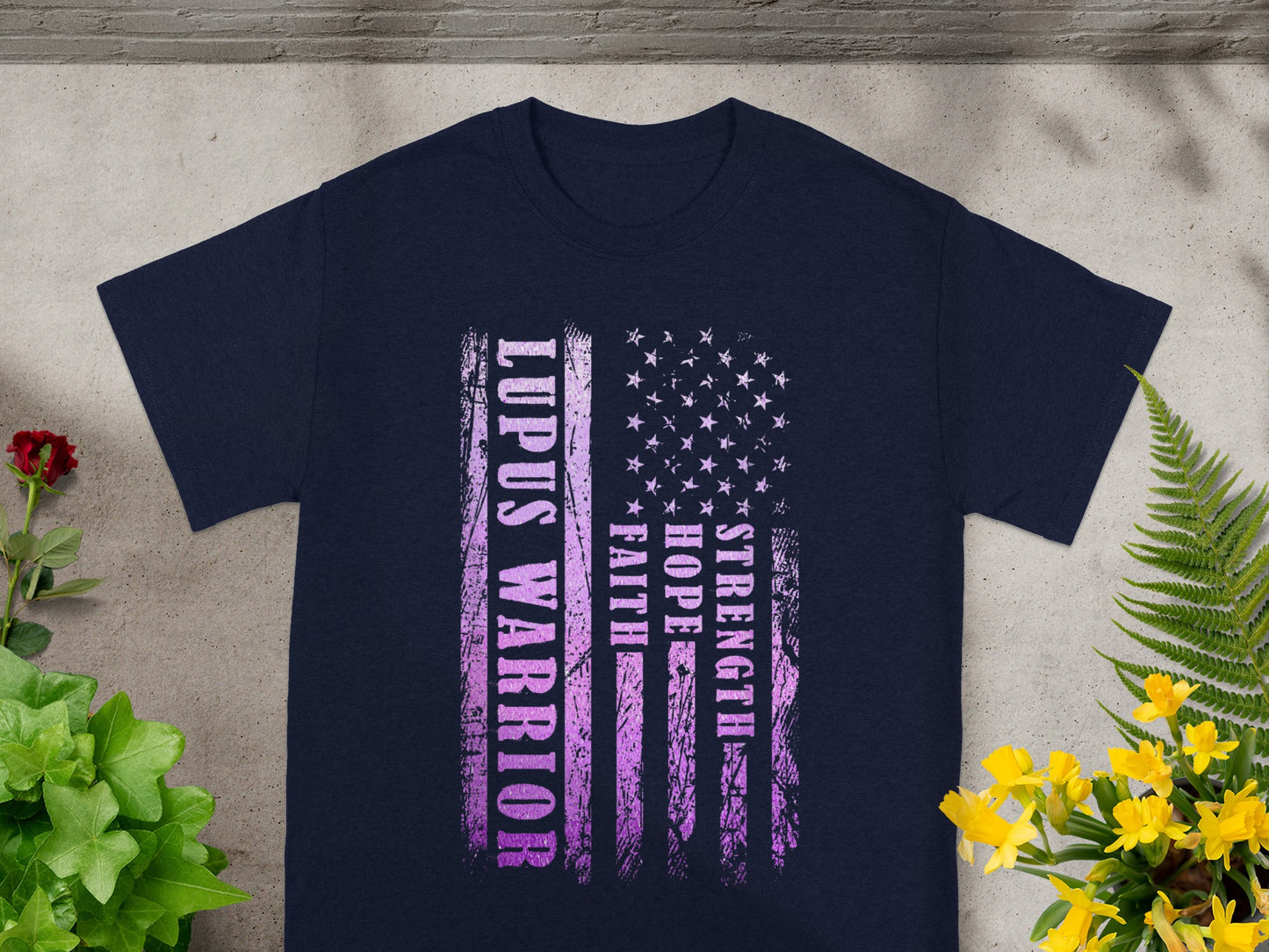 Lupus Warrior Faith Hope Strength Awareness Shirt