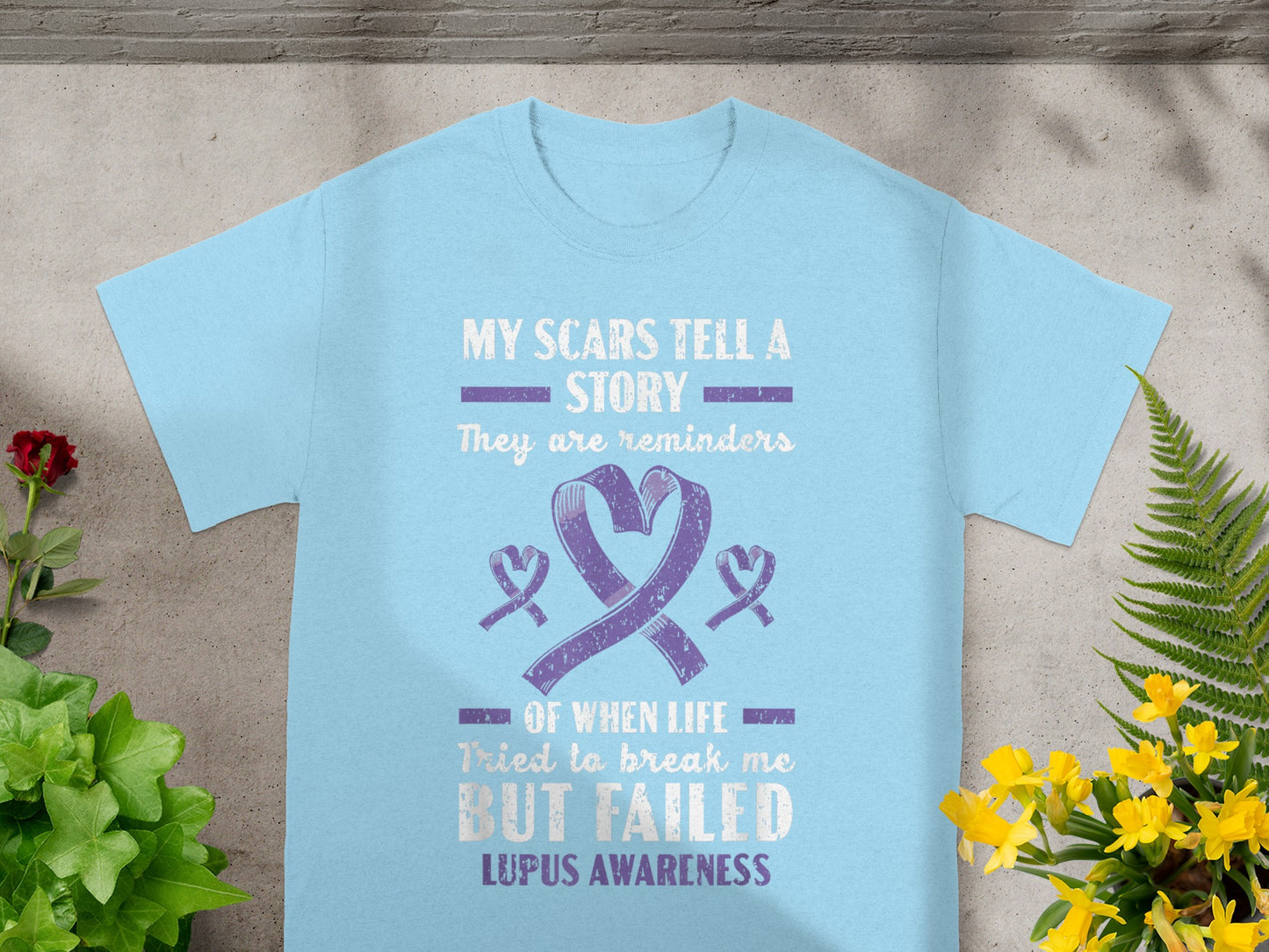My Scars Tell A Story Lupus Awareness T-shirt