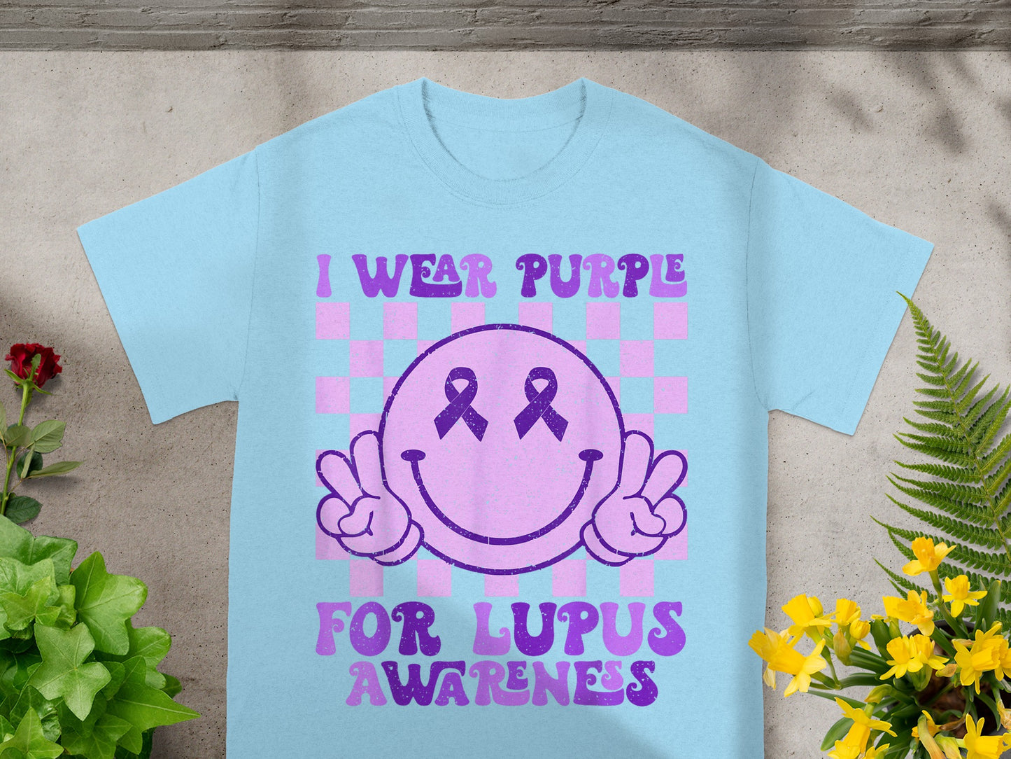 I Wear Purple For Lupus Awareness Graphic T-Shirt