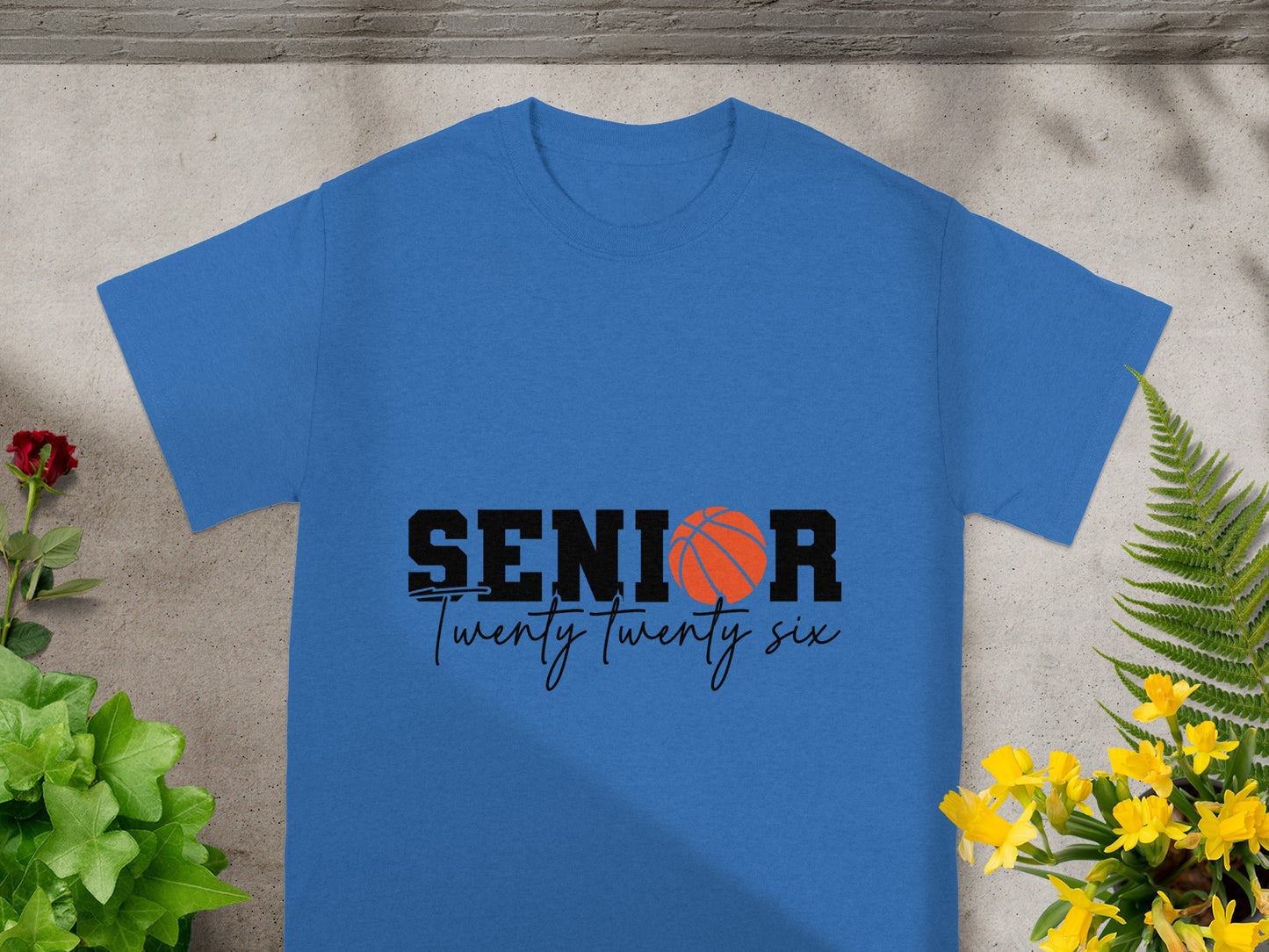 Senior 2026 Basketball Design Graduation Shirt