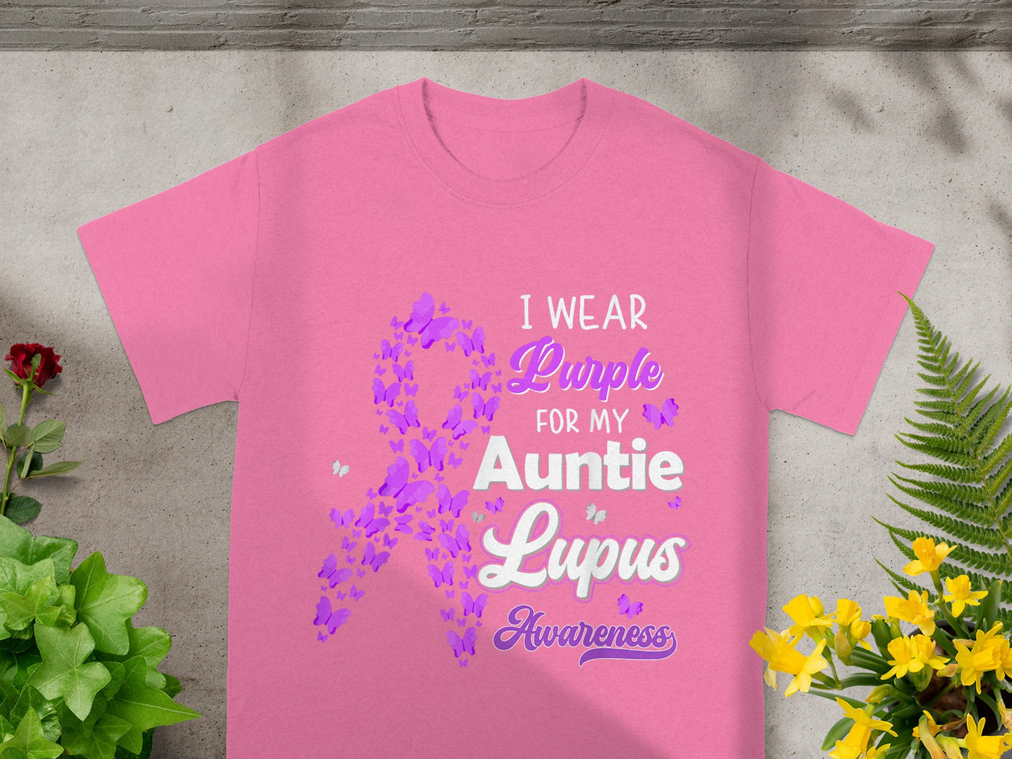 I Wear Purple for My Auntie Lupus Awareness Product