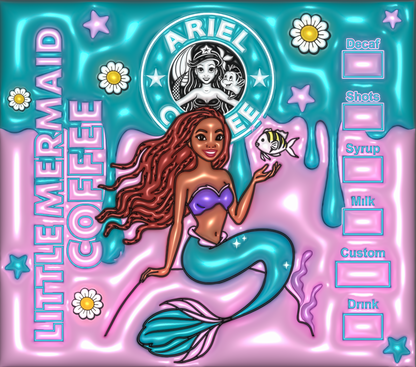 Little Mermaid Starbucks Coffee tumbler