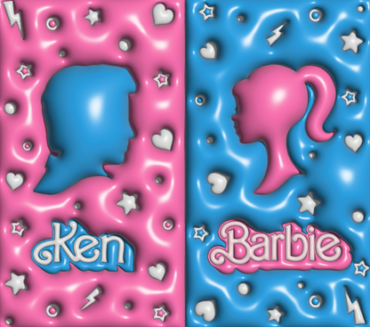 Barbie and Ken Tumbler