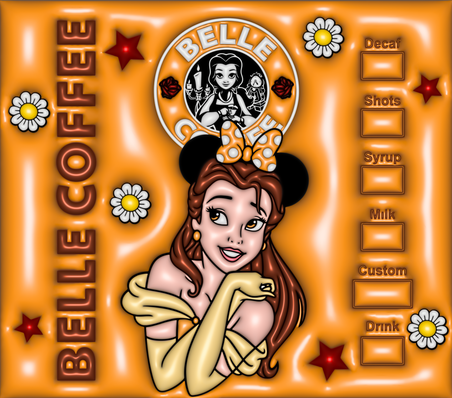 Belle Coffee Starbucks tumbler