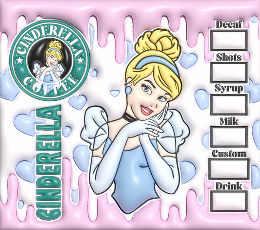 Cinderella Starbucks Coffee Tumbler