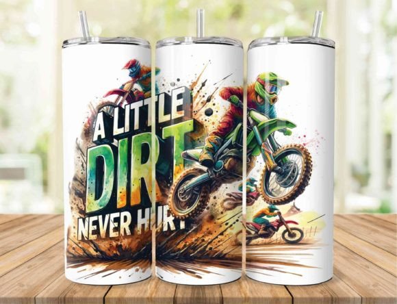 Dirt bike tumbler