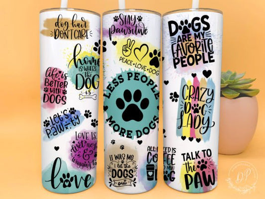 Dog Quotes tumbler