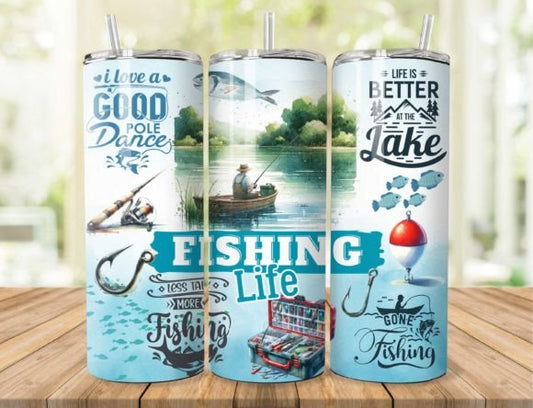 Fishing Life tumbler