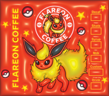 Flareon Coffee Starbucks tumbler