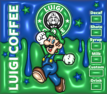 Luigi Starbucks Coffee tumbler