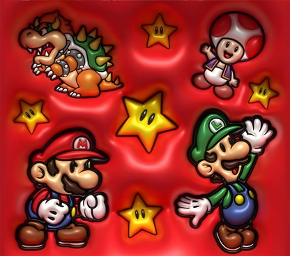 Mario Bros 3D Puff Tumbler