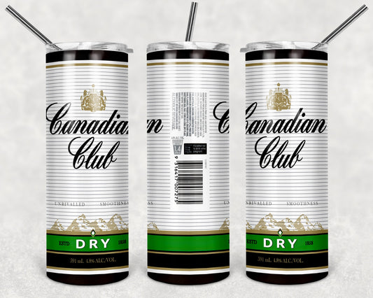 Canadian Club Dry Can tumbler