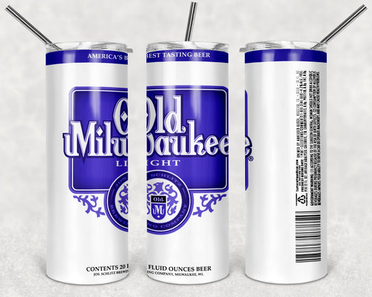 Old Milwaukee Light Beer Tumbler
