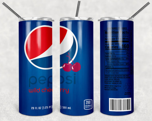 Cherry Pepsi tumbler