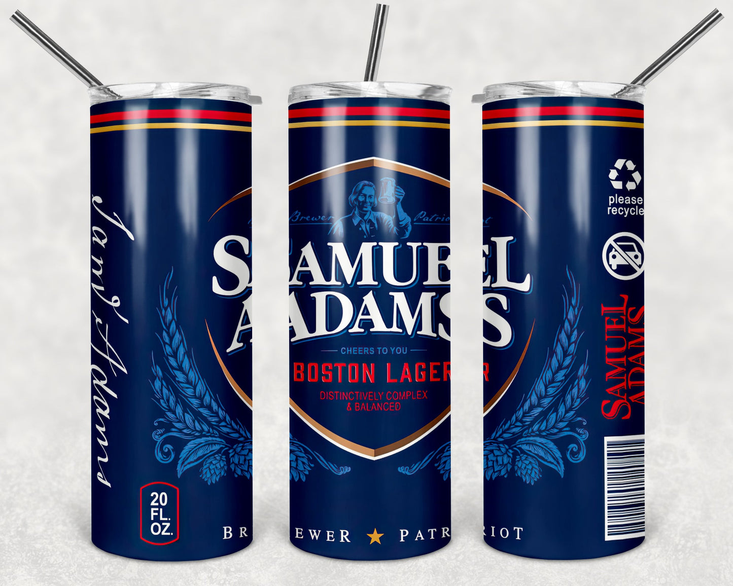 Samuel Adams Blue Boston Lager Tumbler