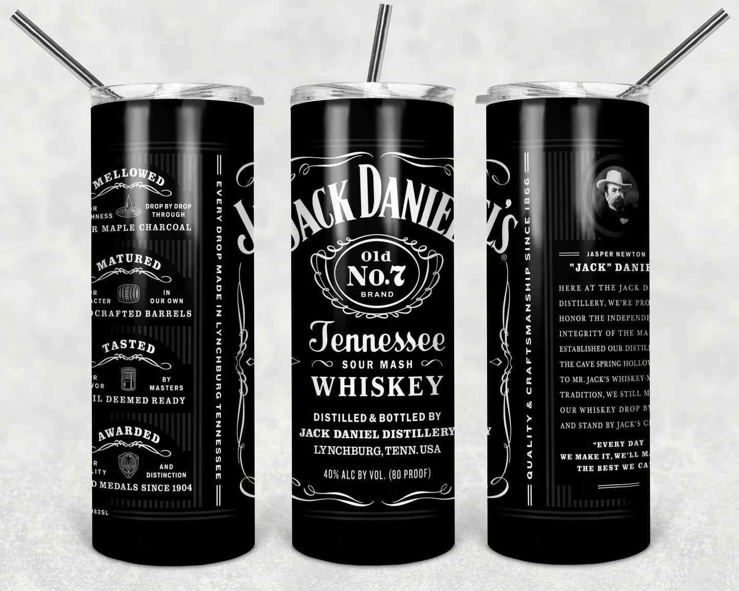 Jack Daniels Old #7 Bottle Tumbler