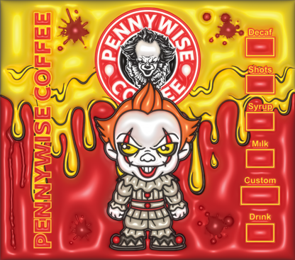 Pennywise Starbucks Coffee tumbler