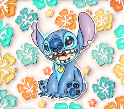Stitch 3D Inflated tumbler