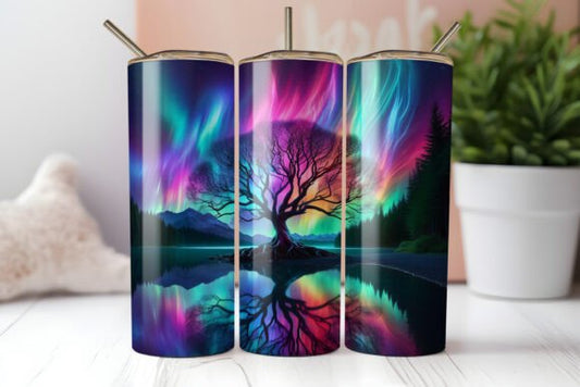 Tree of Life Northern Lights Tumbler