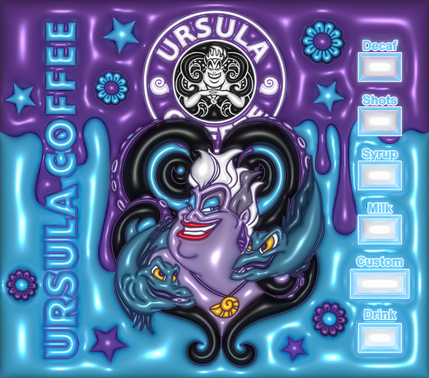 Ursula Starbucks 3D Coffee tumbler