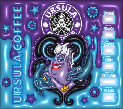 Ursula Starbucks 3D Coffee tumbler