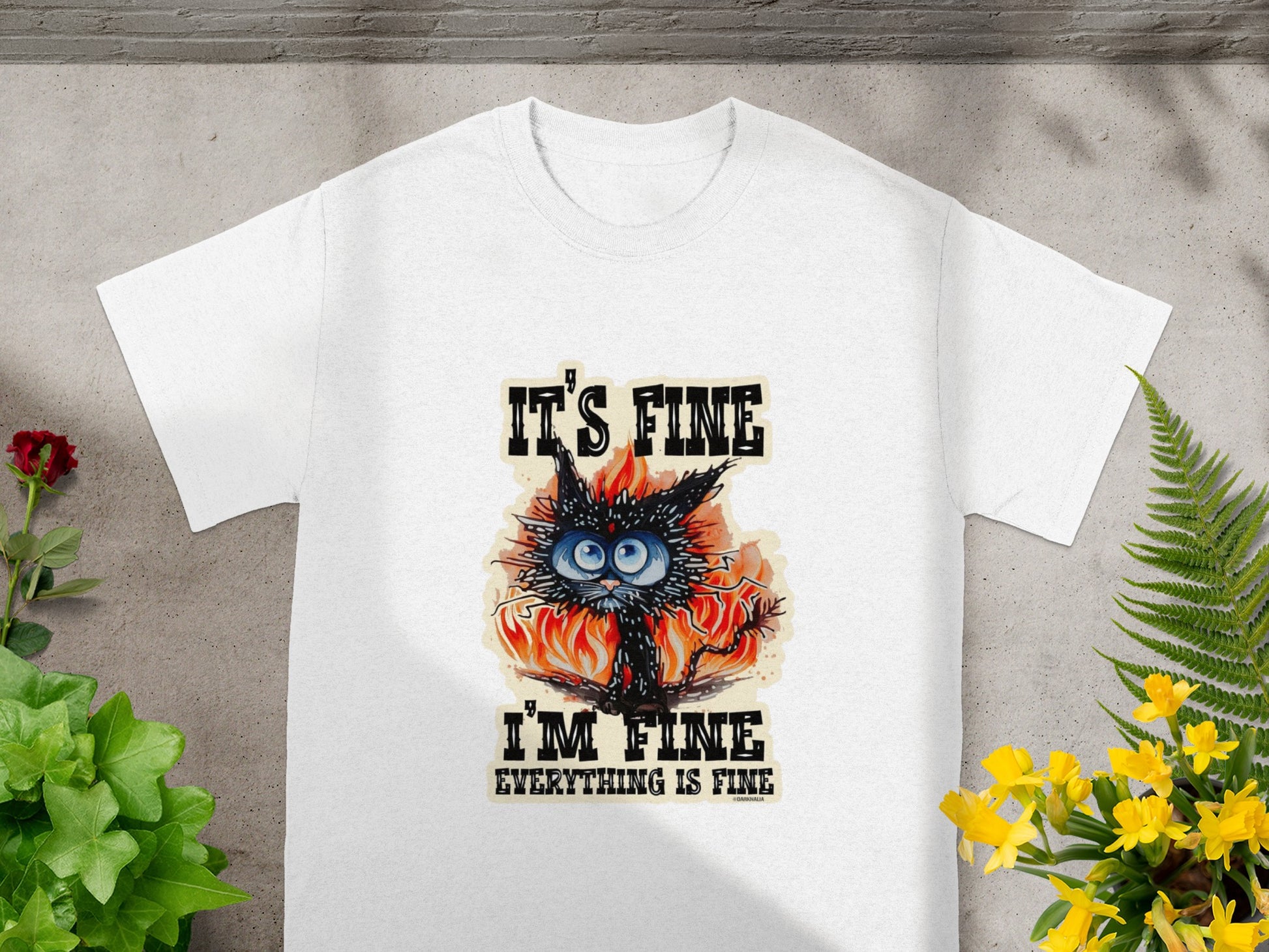 It's Fine I'm Fine Everything is Fine Graphic Tee