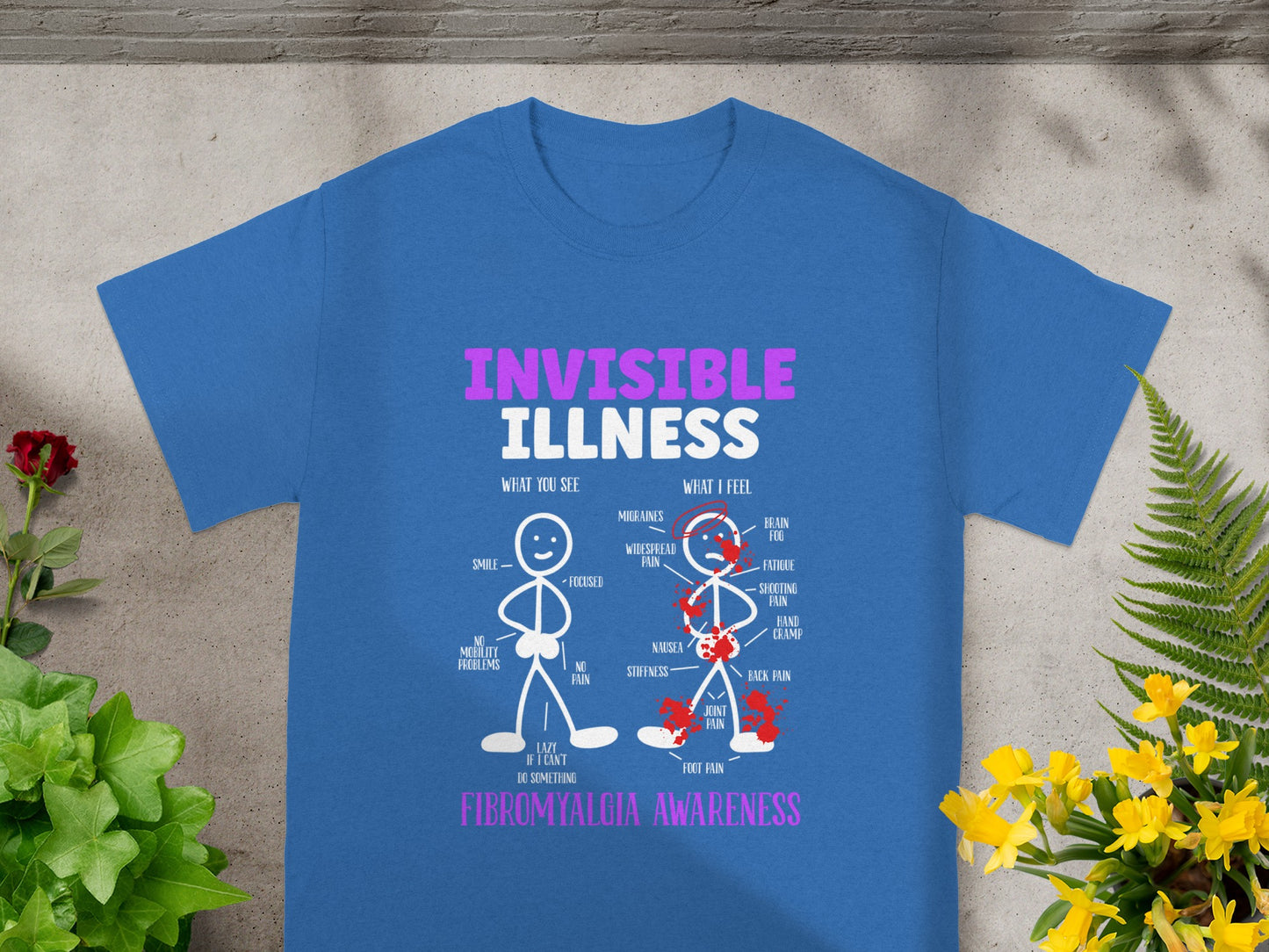 Invisible Illness Fibromyalgia Awareness Shirt