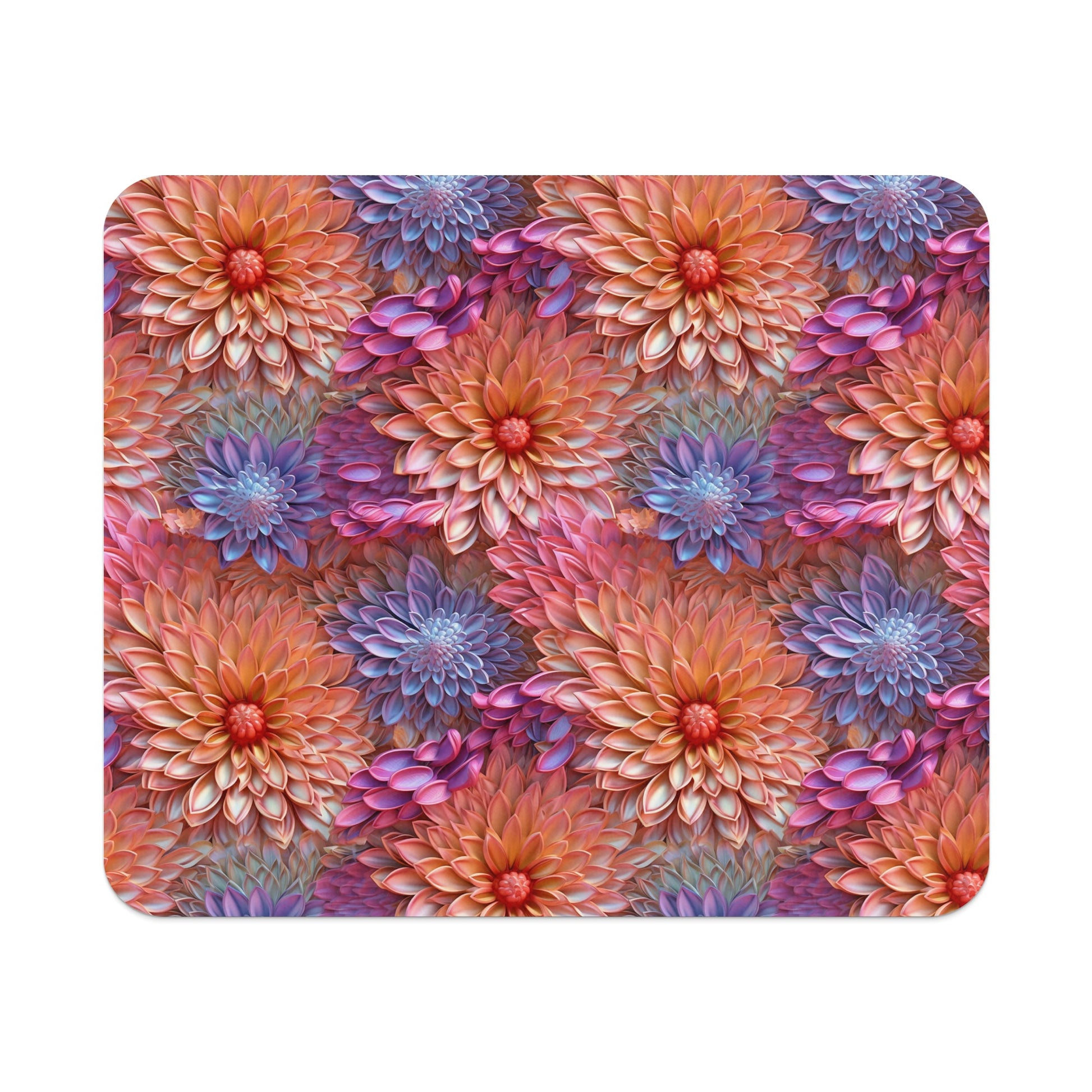 Vibrant Floral Design Mouse Pad for Enhanced Workflow
