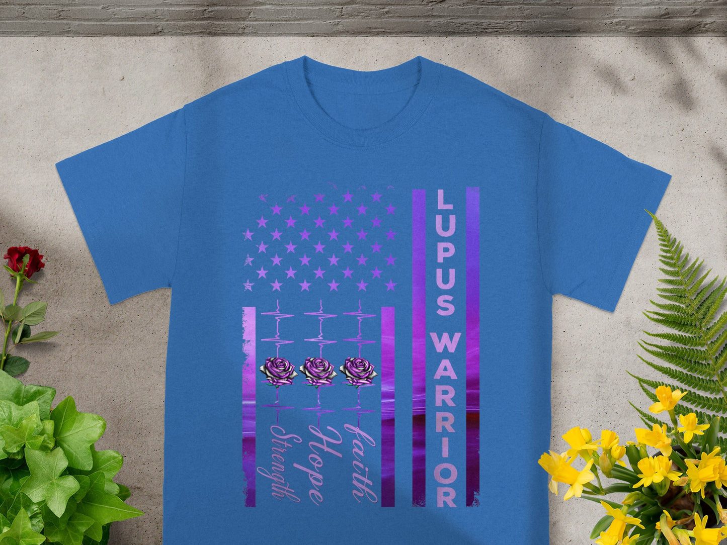 Lupus Warrior Faith Hope Strength Awareness Shirt