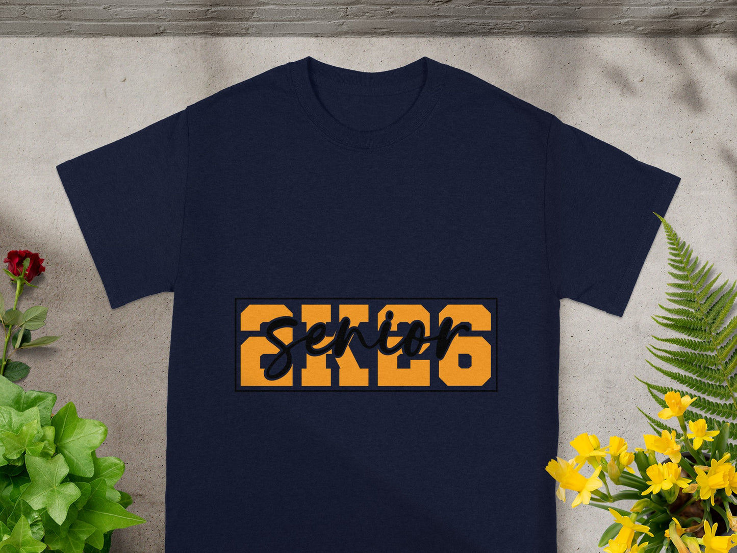 Senior 2026 Bold Graphic Design T-Shirt
