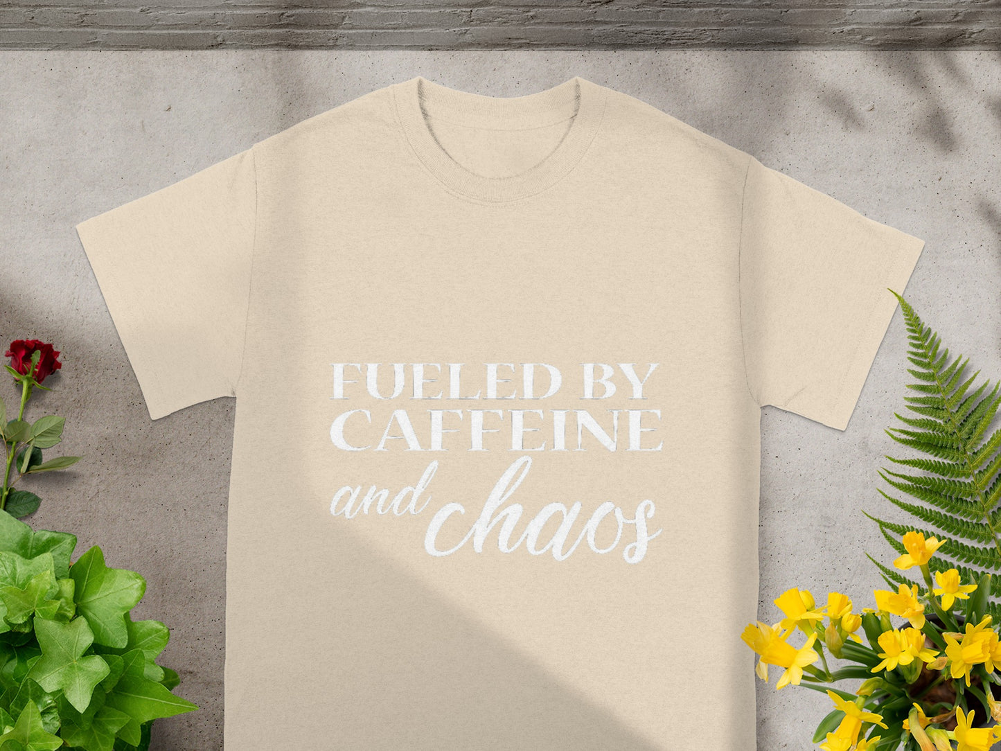 Fueled by Caffeine and Chaos Graphic Tee