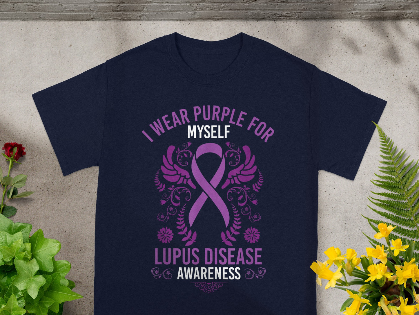I Wear Purple For Myself Lupus Disease Awareness Shirt