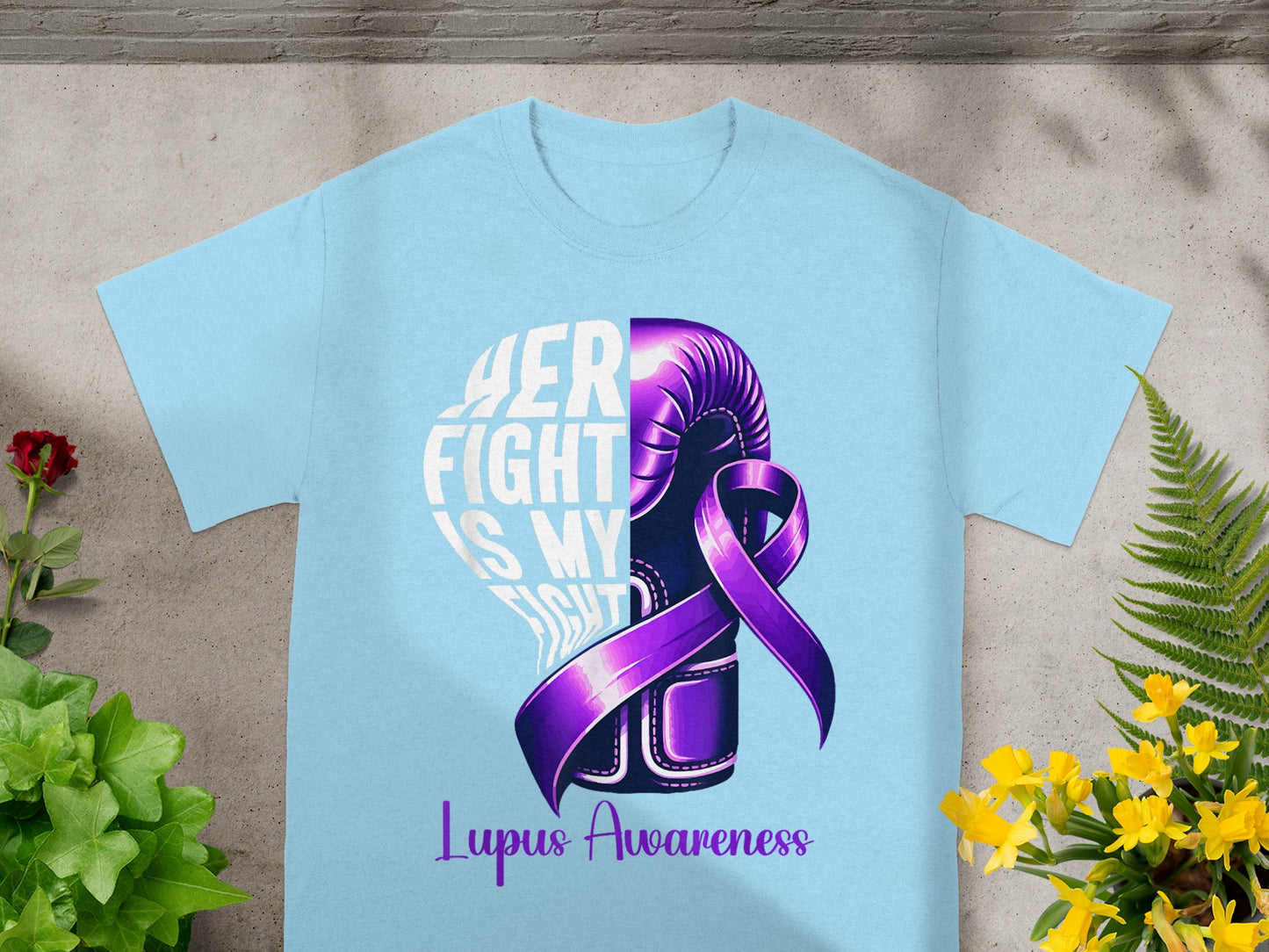 Her Fight Is My Fight Lupus Awareness Shirt