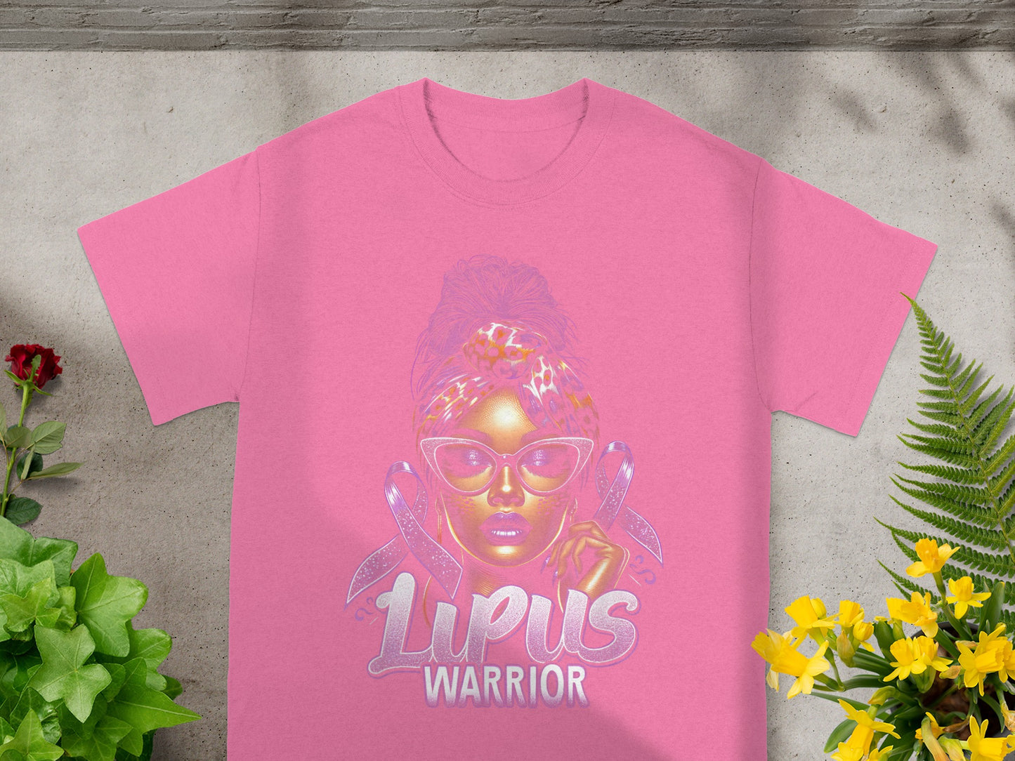 Lupus Warrior Pink T-Shirt with Stylish Graphic Design