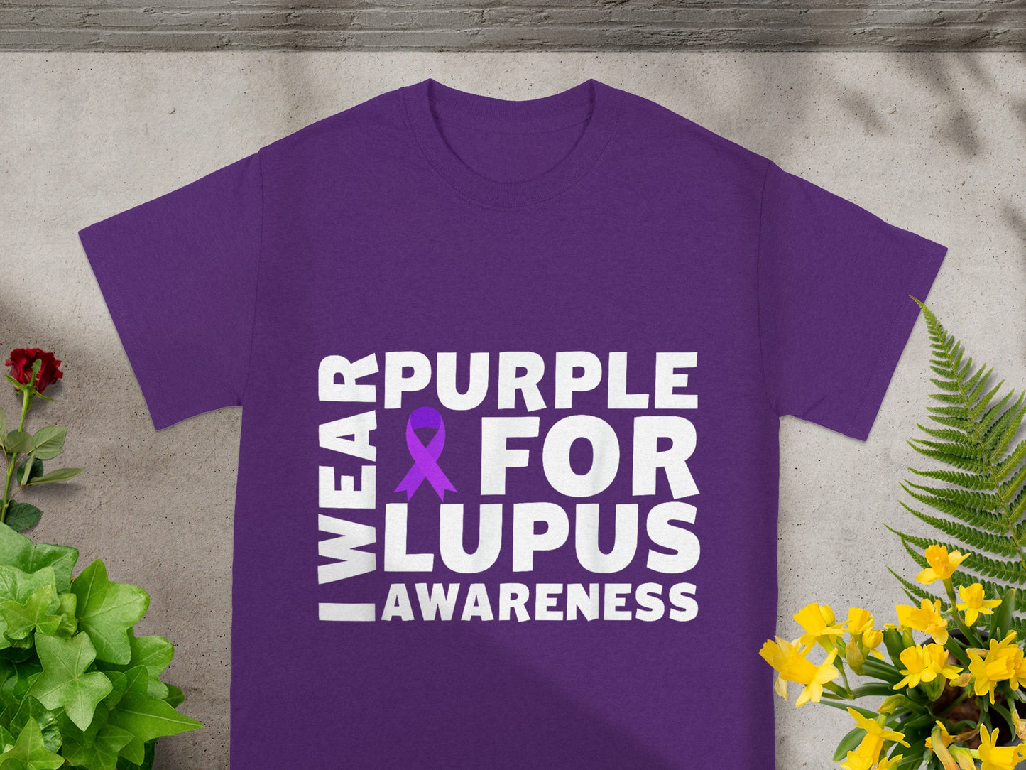 I Wear Purple For Lupus Awareness T-shirt Product