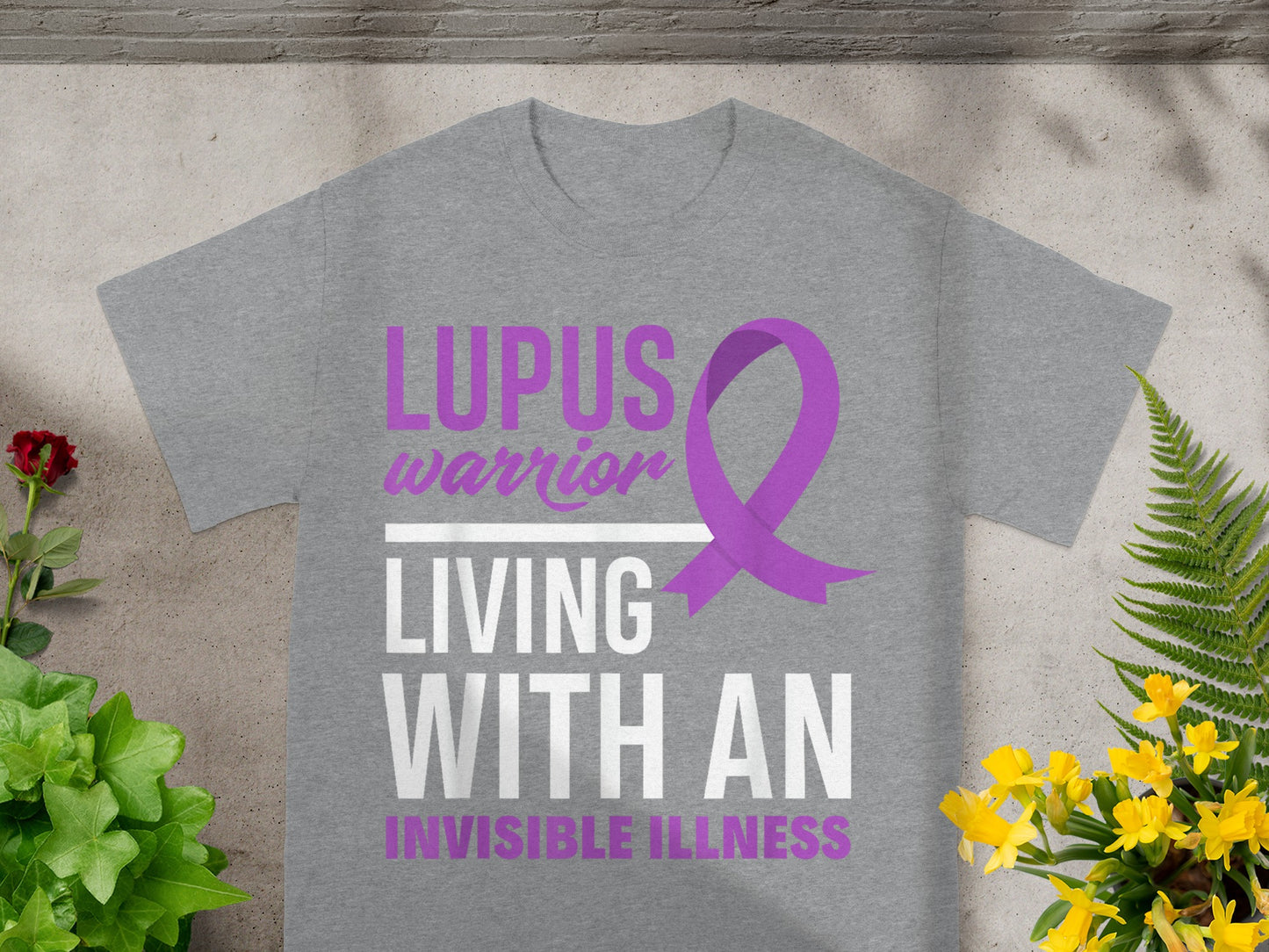 Lupus Warrior Living With An Invisible Illness T-shirt