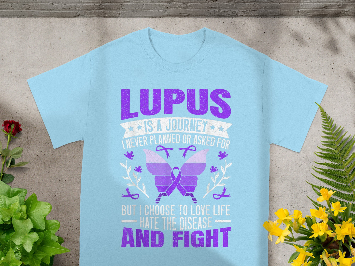 Lupus is a Journey Motivational Graphic T-Shirt