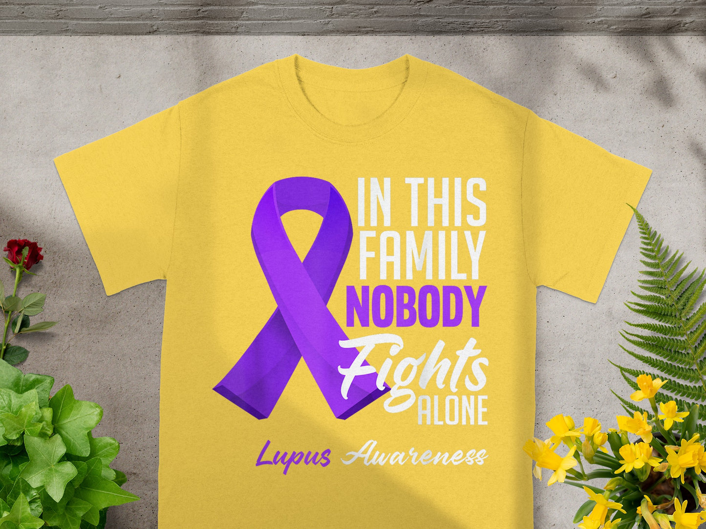 Lupus Awareness in This Family Nobody Fights Alone Shirt