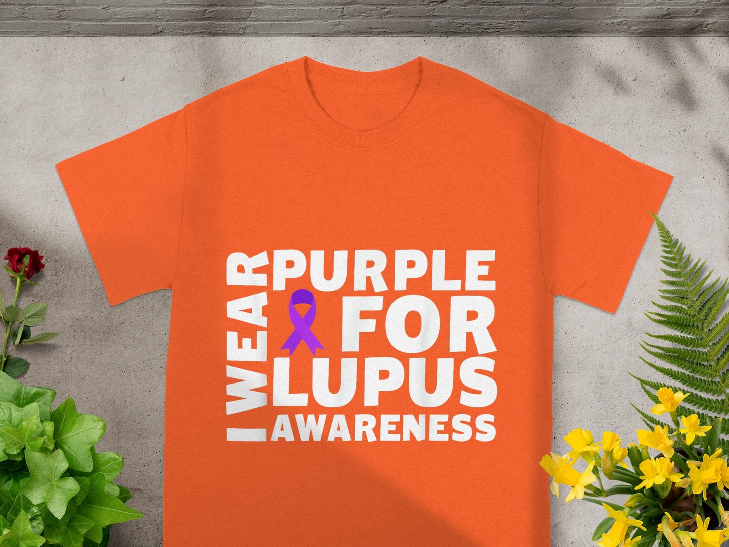 I Wear Purple For Lupus Awareness T-Shirt