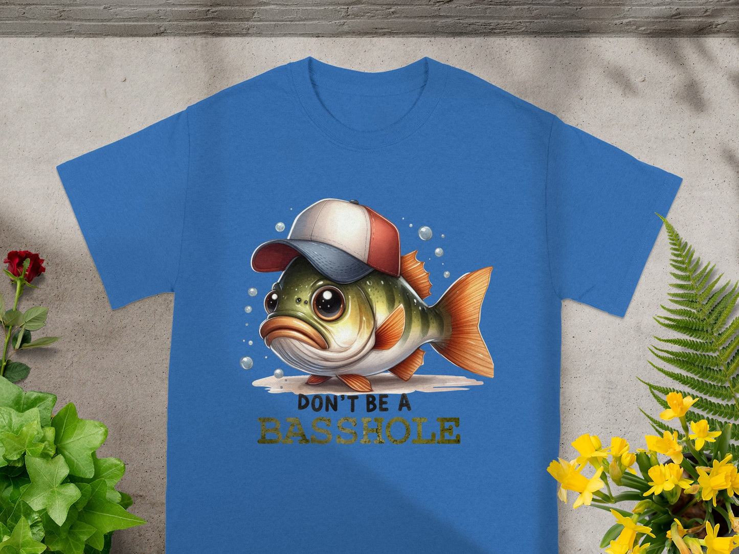 Don't Be A Basshole Funny Fishing T-Shirt for Humor Lovers